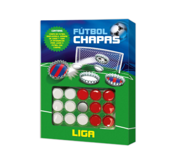 Producto: Caja Fútbol Chapas de la Liga