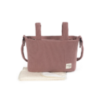 Bolso Canastilla Pana Walking Mum Gala Granate