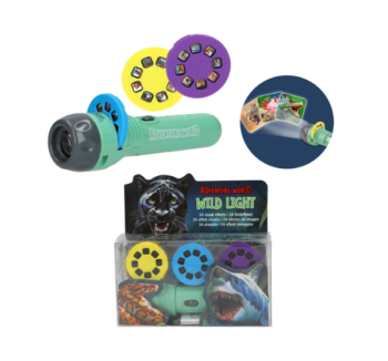 Linterna Proyectora Action World verde