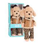 Peluche Lucky Fendi Traje de Leopardo 38 cm