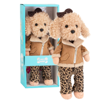 Peluche Lucky Fendi Traje de Leopardo 38 cm