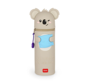 Estuche 2 en 1 de Silicona Koala Legami con diseño kawaii.