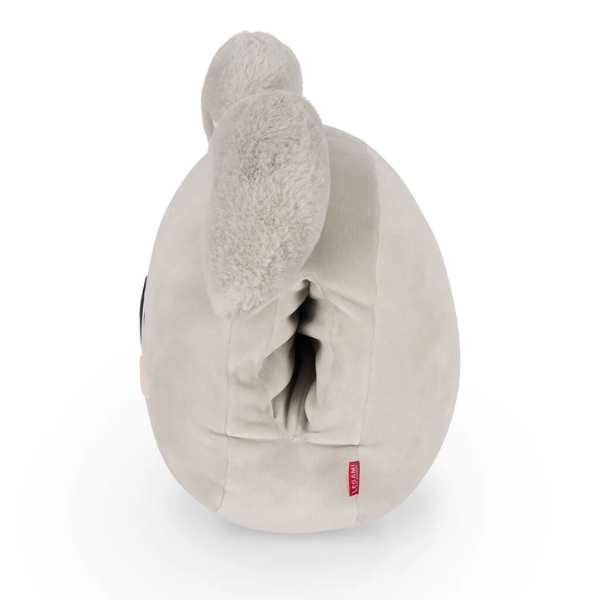 Cojín Super Soft Koala Legami - Librería Campoamor Primer plano de la textura suave del cojín koala Legami.